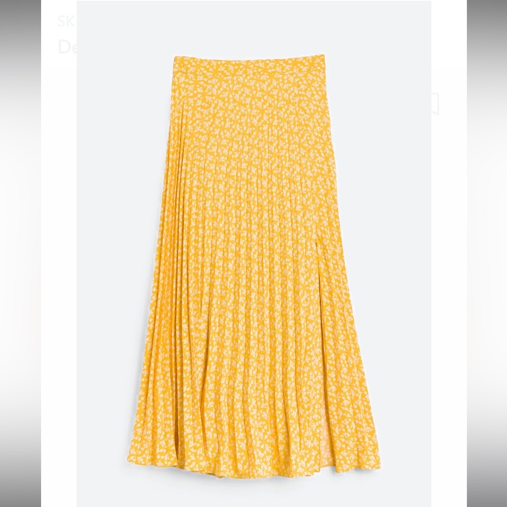 SKIES ARE BLUE Delilah Side Slit Maxi Skirt, size large